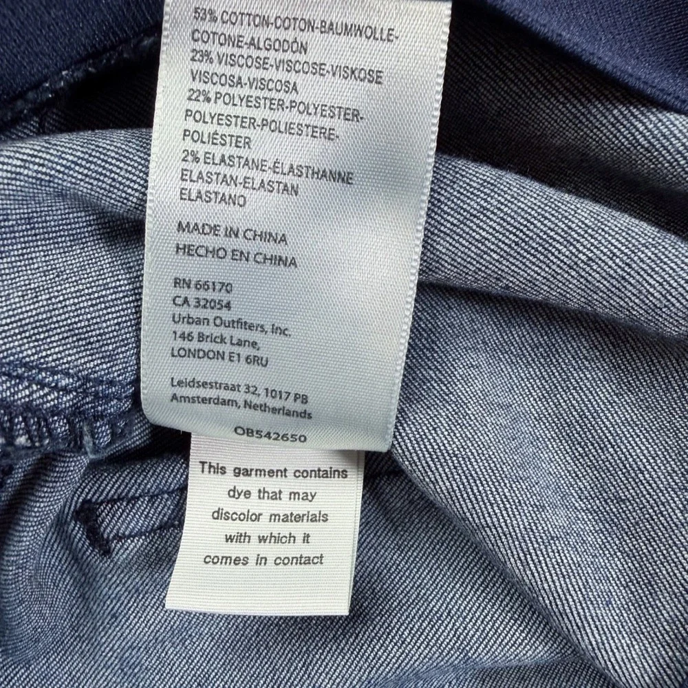 We‎ The Free Flare Jeans Womens 27 Blue Pull On Penny Boho High Rise